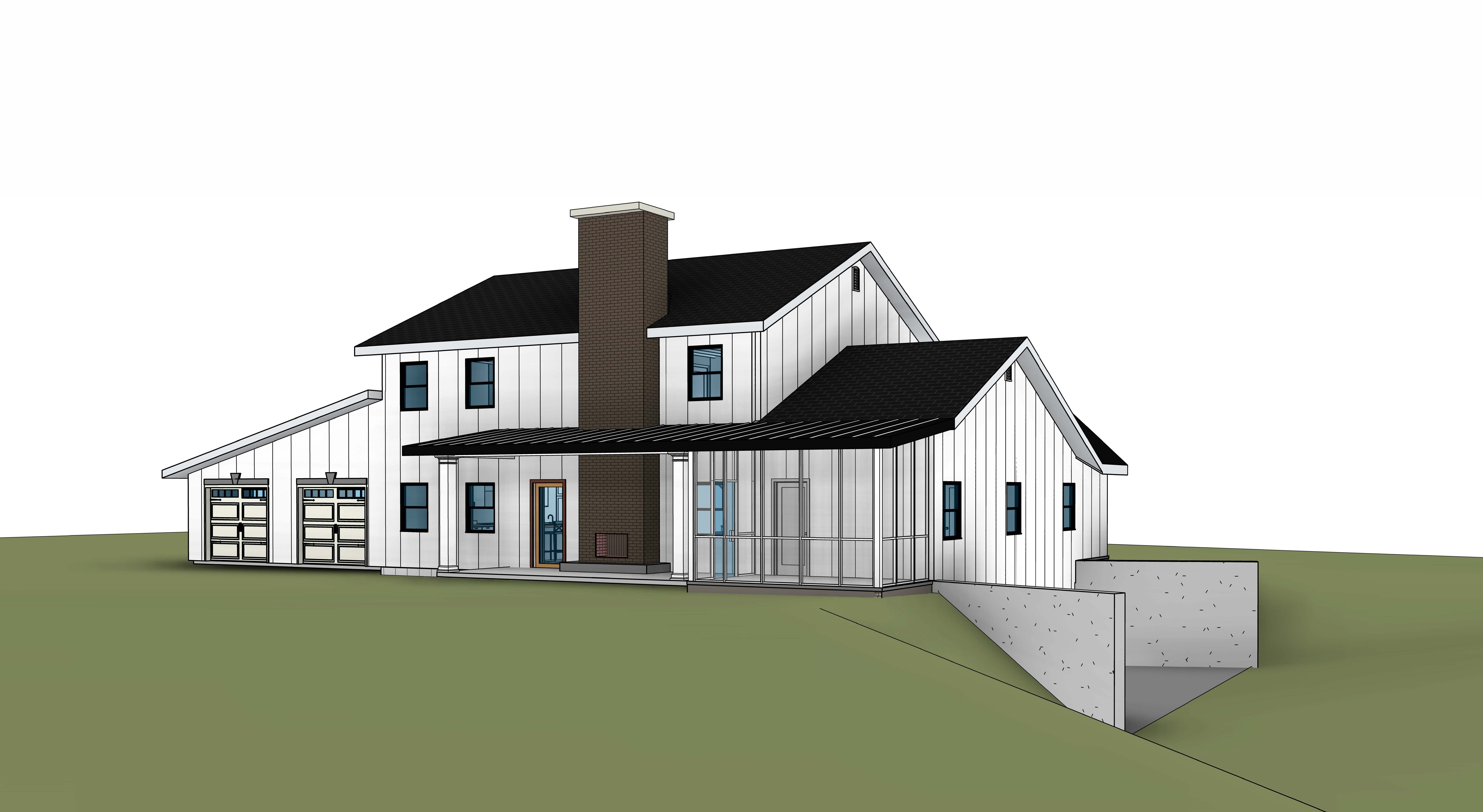 Jasper Farmhouse rear angle